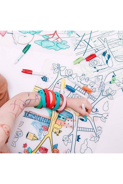 SUPERPETIT Silicone coloring page - MAGIC TREE