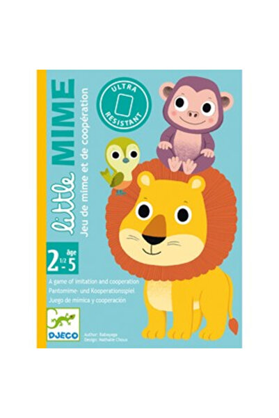 djeco Joc De Carti Toddler Little Mime