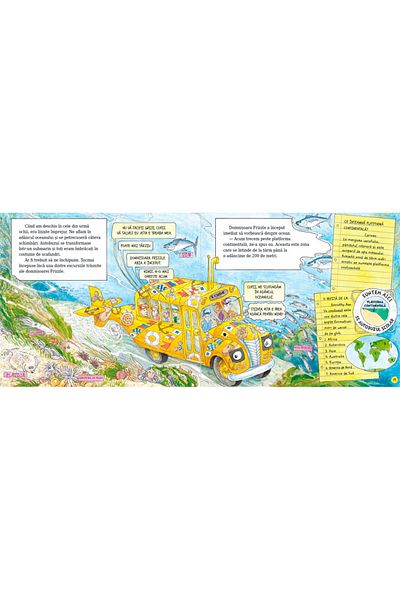 Editura Portocala Albastra Autobuzul magic. Στο adancul oceanului - Joanna Cole