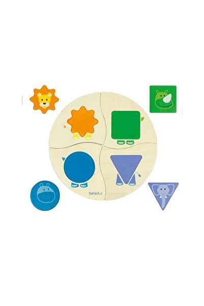 Beleduc Zábavný triedič geometrických tvarov so štyrmi