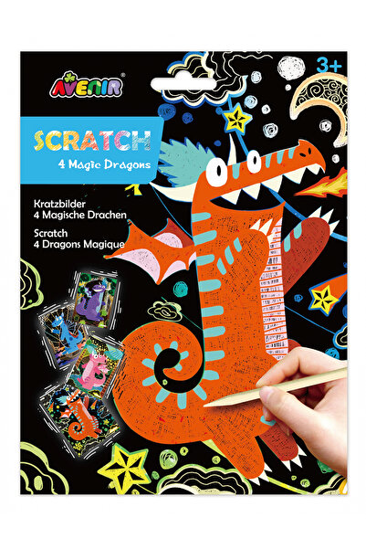 AVENİR Set de razuit - 4 Dragoni magici