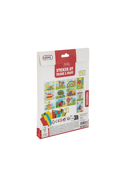 GRAFİX Set of stickers on colors and shapes, Grafix