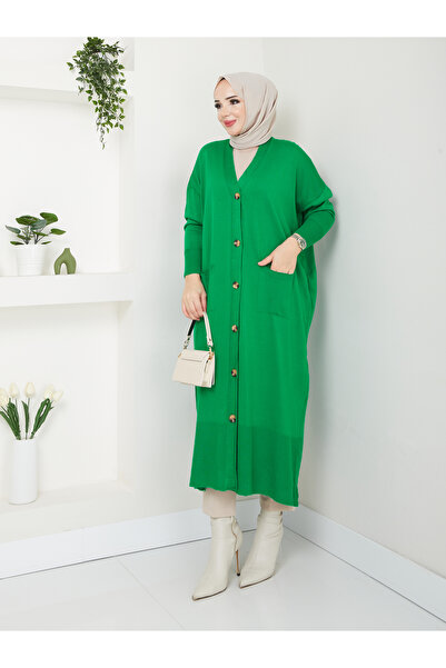 MODAMÜNASİP Υπέροχη μαλακή και ελαφριά πλεκτή ζακέτα με μανίκια νυχτερίδας