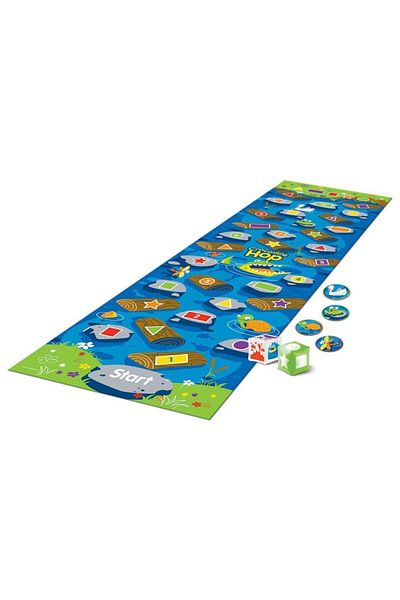 Learning Resources Crocodile Hop - Saltul crocodilului - saltea de activitati cifre forme si culori pentru prescolari