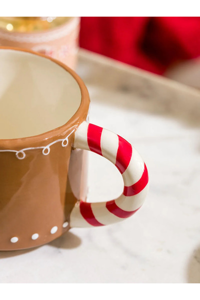 LC Waikiki Lcw Home Buff New Year Themed Ceramic Mug 400 ml