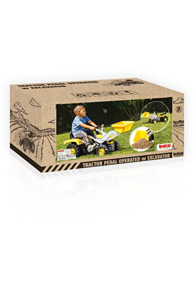 Dolu Excavator cu pedale - Jucarie Educativa de inalta calitate pentru copii