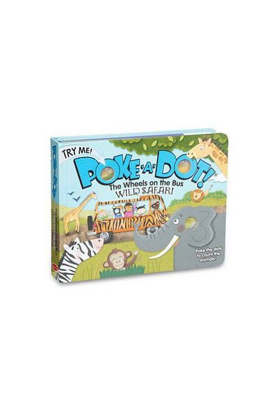 Melissa & Doug Παιδικό Σαφάρι Βιβλίων - Τροχόσπιτο - Poke-a-Dot Melissa & Doug