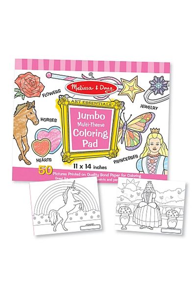 Melissa & Doug Βιβλίο ζωγραφικής Melissa and Doug Jumbo ροζ