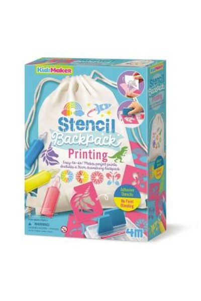 4M Set creativ - Imprimare cu sabloane pentru textile