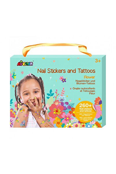 AVENİR Stickere pentru unghii si tatuaje - Flori