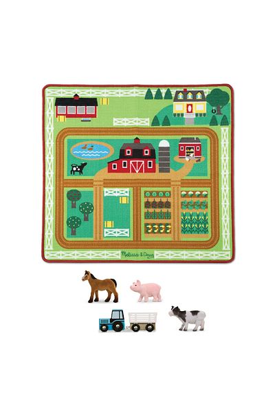 Melissa & Doug Covoras de joaca si ειδώλιο Hambarul de la ferma