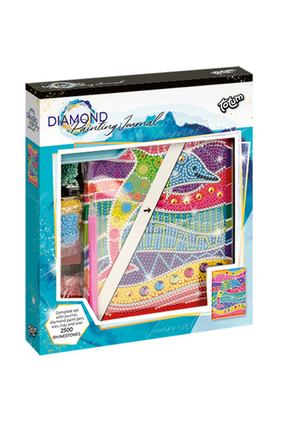 Totum Комплект „Направи си сам“ „Моят дневник“ с делфин и диаманти