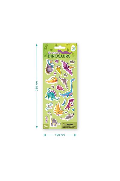 Dodo Set abtibilduri 3D - Dinozauri