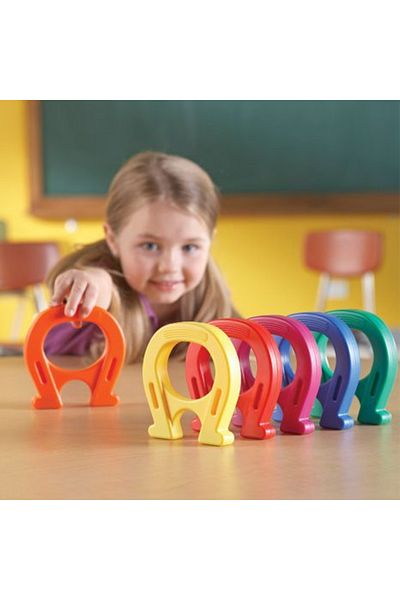 Learning Resources Set 6 super magneti potcoava ca in desene animate