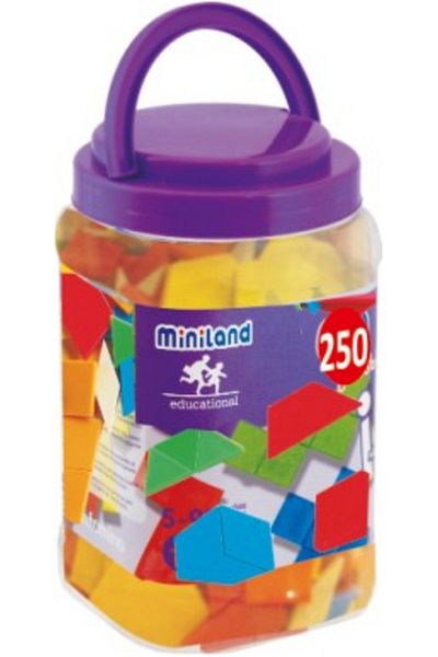 Miniland Forme Geometrice Diverse 250 Buc