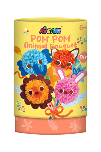 AVENİR Set creativ Pom Pom - buchet animalute