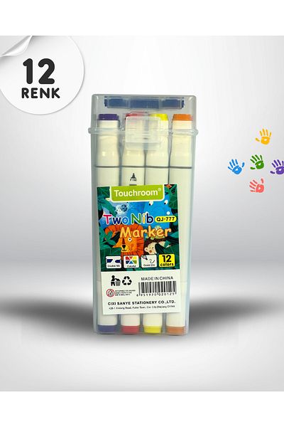 Touchroom Set of 12 Marker Pens