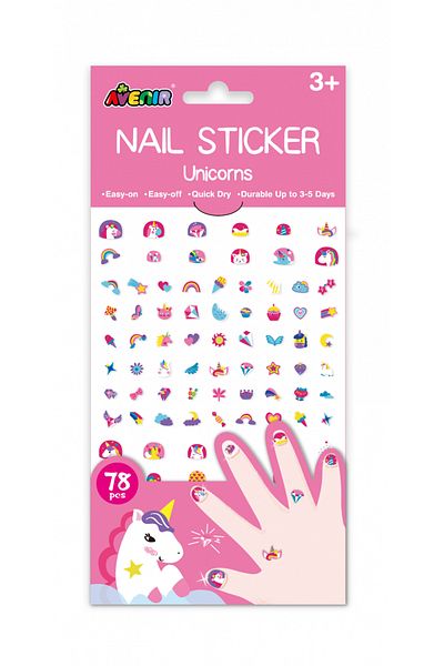 AVENİR Stickere pentru unghii - Unicorni