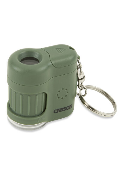 Carson Microscop portabil cu breloc, marire 20x, MicroMini, Safari