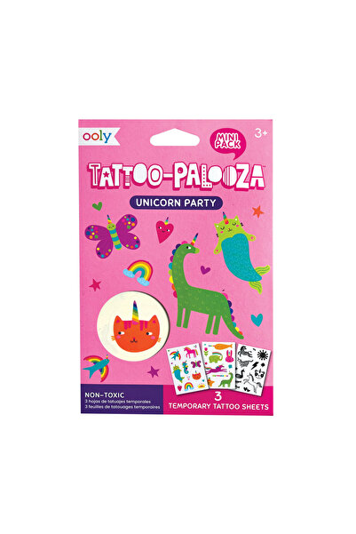 Ooly Temporary Tattoos - Unicorn Party, Tattoo Palooza
