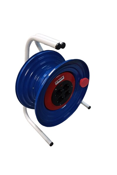 Gençsoy Metal Kablo Makarası 4 Monofaze Prizli (KABLOSUZ) 3x2,5 Ttr 60m Kapas...