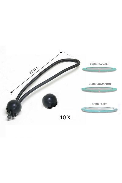 Berg Toys Σετ ελαστικών για προστασία ελατηρίων τραμπολίνο 10 τεμάχια