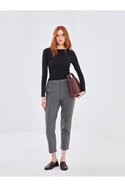 LC Waikiki Black Boat Neck Women's Bodysuit