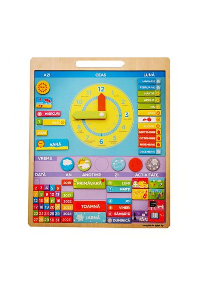 BigJigs Calendar magnetic vremea - limba romana