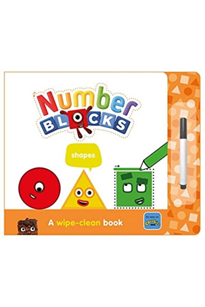 Numberblocks Carticica Scriu si sterg - Forme geometrice