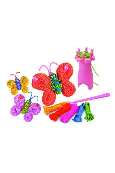 4M Mini set creativ - Fluturi tricotati, LittleCraft