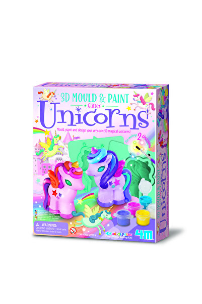 4M Set de pictură educațional pentru copii cu matriță și sclipici pentru unic...