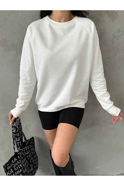 moa socks Голям суичър с кръгло деколте