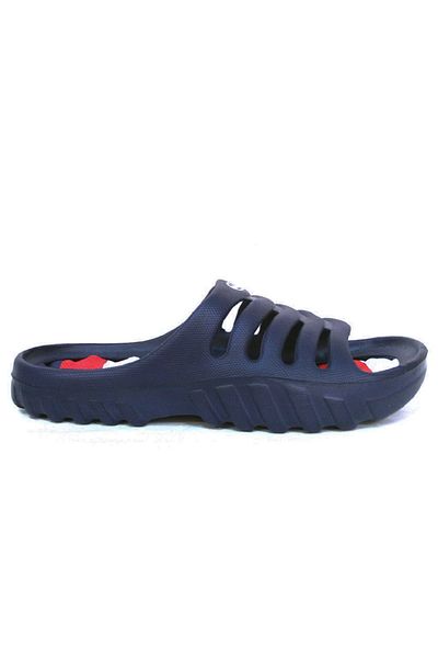 Sonimix Navy Blue Massage Sole Anatomical Comfort Slippers