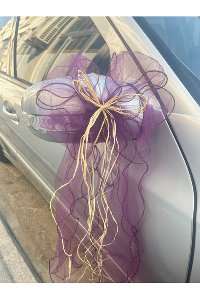 ecrin tuhafiye hobi 10 Adet Düğün Arabası Süsü Gelin Arabası Konvoy Süsü & Bo...