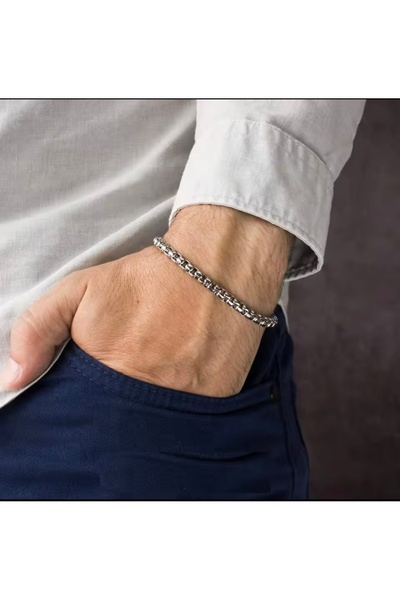 derokas 316 L Stainless High-Quality Steel Men's Bracelet Stylish Gift