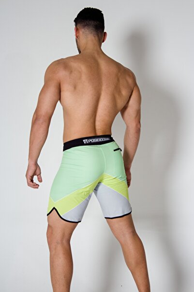 POSE I DOWN Trident Mint Up Npc Short Erkek Fizik Ve Deniz Şortu
