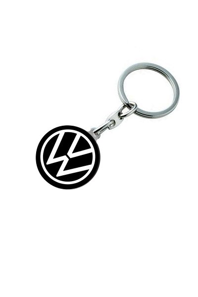 GARDENAUTO Volkswagen Drop Printed Metal Automobile Keychain