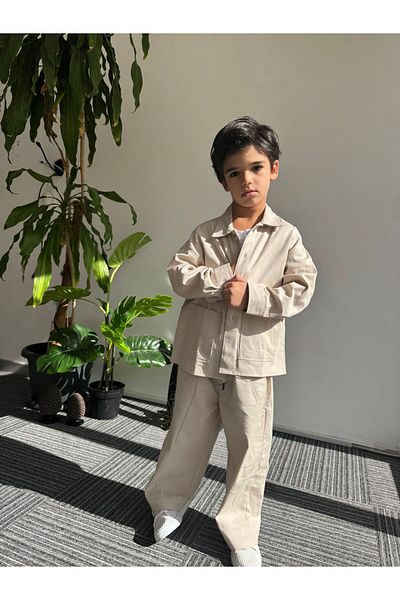 wiizy kids Boy's Style Gabardine Set