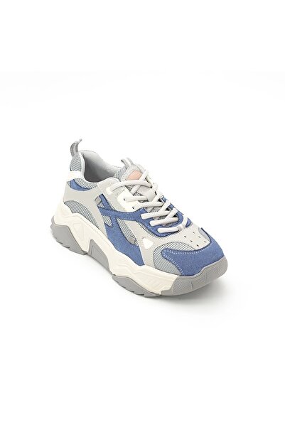 Metin Kundura Sms 65137 Spor Ayakkabı Mavi Bej