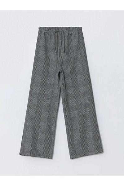 LC Waikiki LCW Παιδική Μαύρη Ζακάρ Ελαστική Μέση Κοριτσίστικη Φούτερ