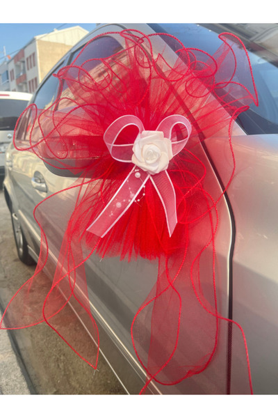 ecrin tuhafiye hobi 10 Adet Düğün Arabası Süsü Gelin Arabası Konvoy Süsü & Bo...