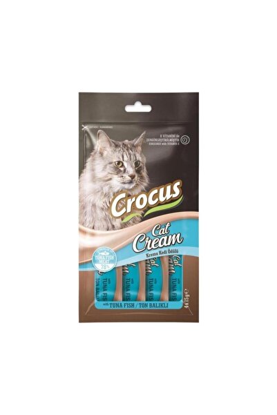Crocus Ton Balıklı Krema Kedi Ödülü 4x15g Skt:01/2027