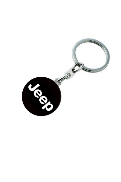 GARDENAUTO Jeep Drop Printed Metal Automobile Keychain