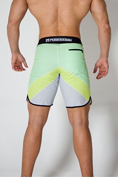 POSE I DOWN Trident Mint Up Npc Short Erkek Fizik Ve Deniz Şortu