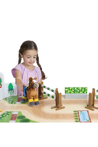Melissa & Doug Set de joaca Concursul de Echitatie - Melissa & Doug