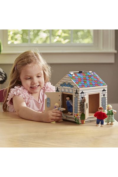 Melissa & Doug Casuta din lemn cu sonerie Melissa and Doug