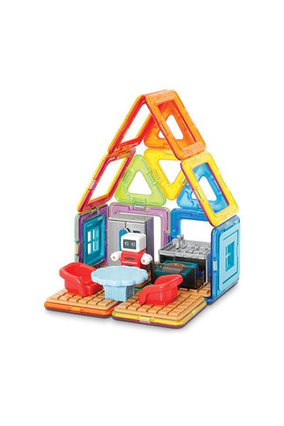 Clicstoys Set de construit Magformers- Bucatarie, 33 piese