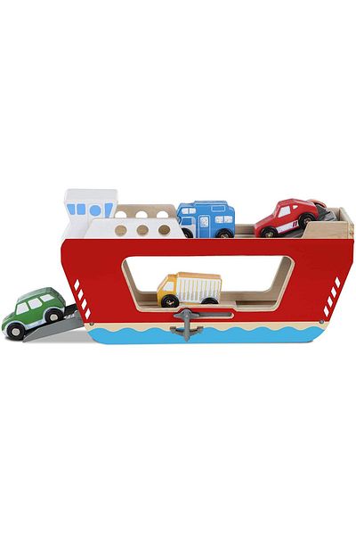 Melissa & Doug Set de joaca din lemn Feribot- Melissa And Doug