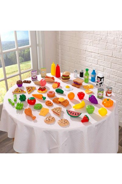 KIDKRAFT Σετ παιχνιδιού 65 τεμαχίων Διάφορα τρόφιμα