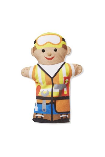 Melissa & Doug Set 4 papusi de mana Meserii